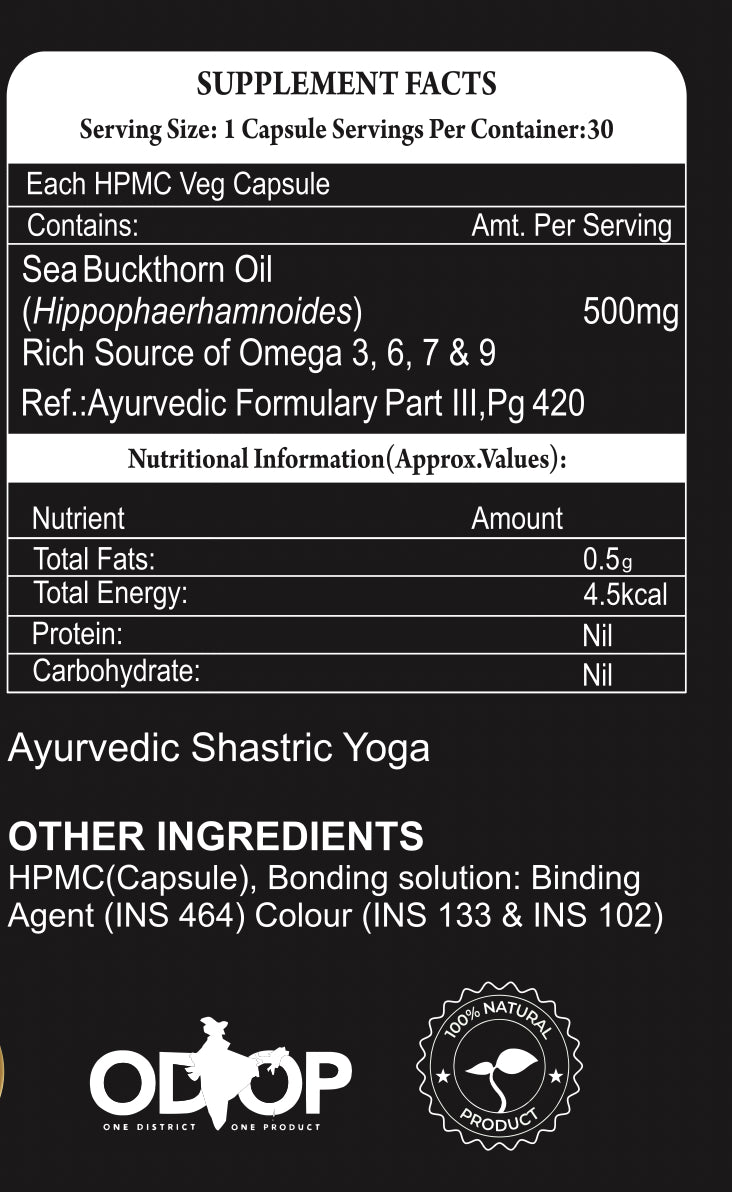 Sea Buckthorn Oil Capsules