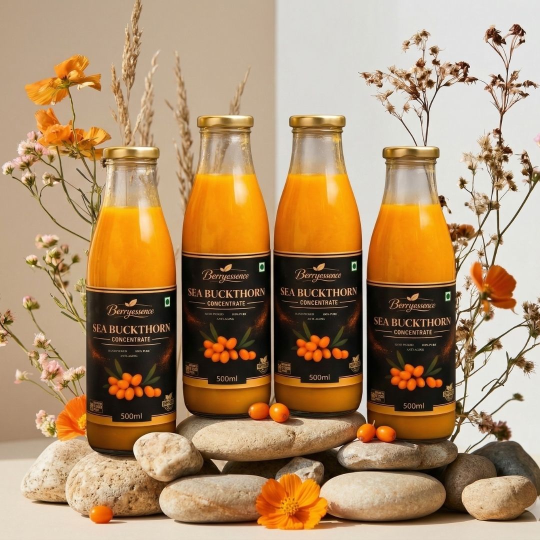 Immunity Power Pack | Pack of 4 Sea Buckthorn Concentrate Juice ( 500ML x 4 )